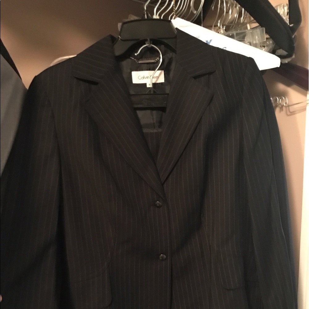 Calvin Klein skirt suit